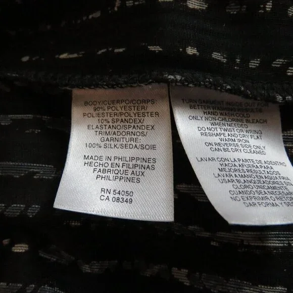 VINTAGE NINE WEST Y2K Velvet Burnout Metallic Babydoll Top Whimsigoth - Size 2X - Picture 16 of 16